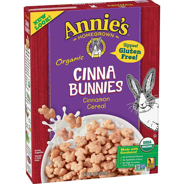 Annie's Organic Cinnabunnies Cinnamon Cereal 10 Oz.