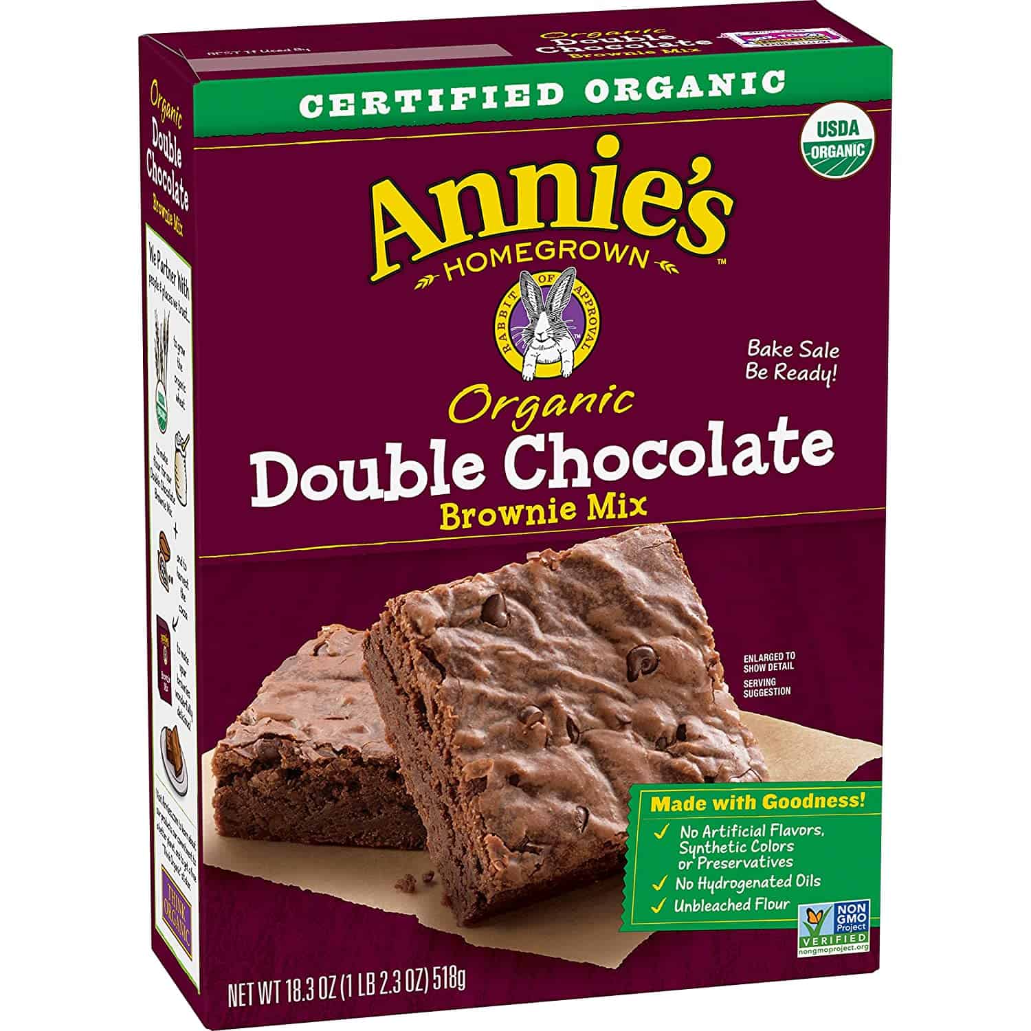 Annie's Double Chocolate Brownie Mix, 18.3 oz