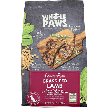 Whole Paws by Whole Foods Market Grain-Free Adult Dog Food 4 Lb.
