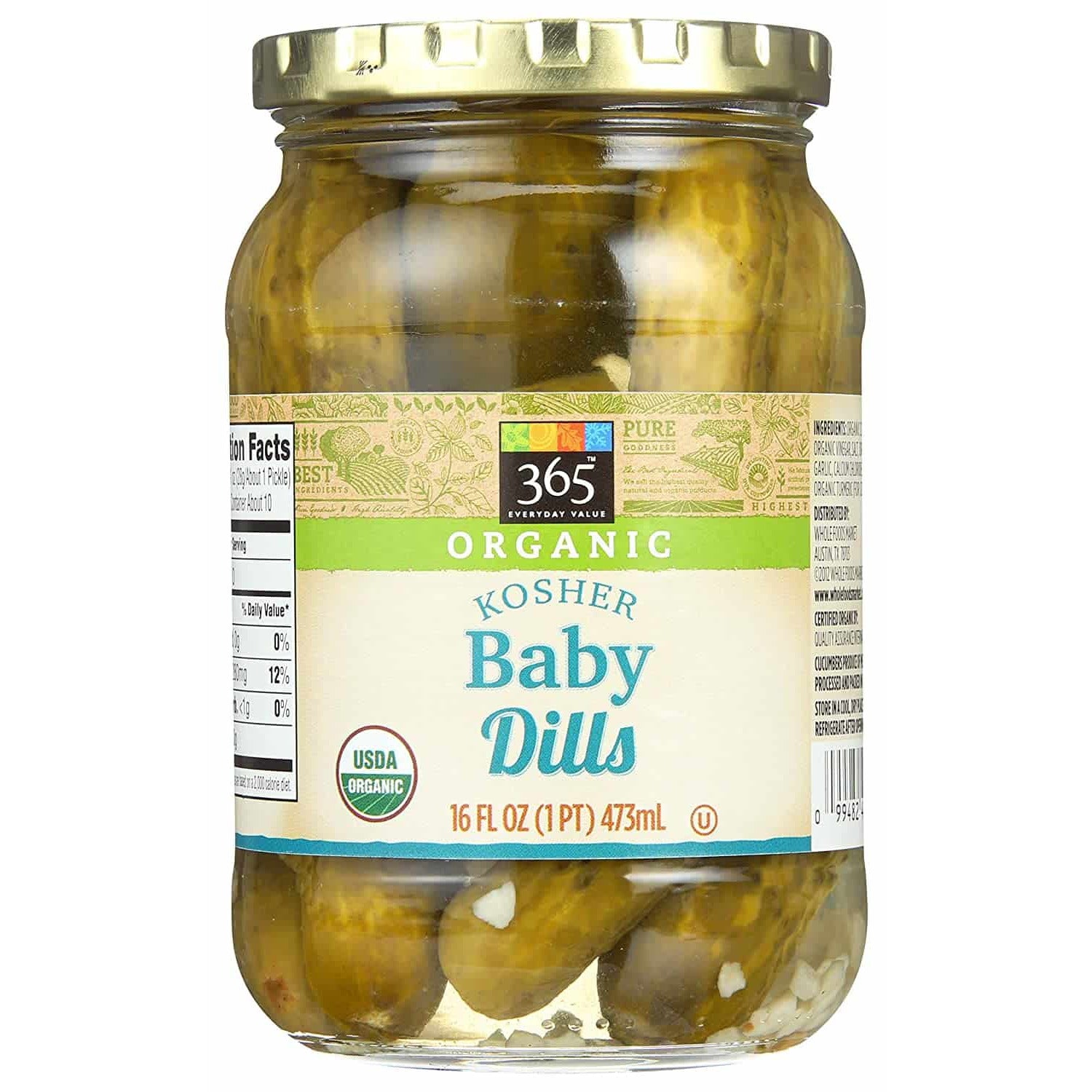 Organic Baby Kosher Dills, 16 fl oz