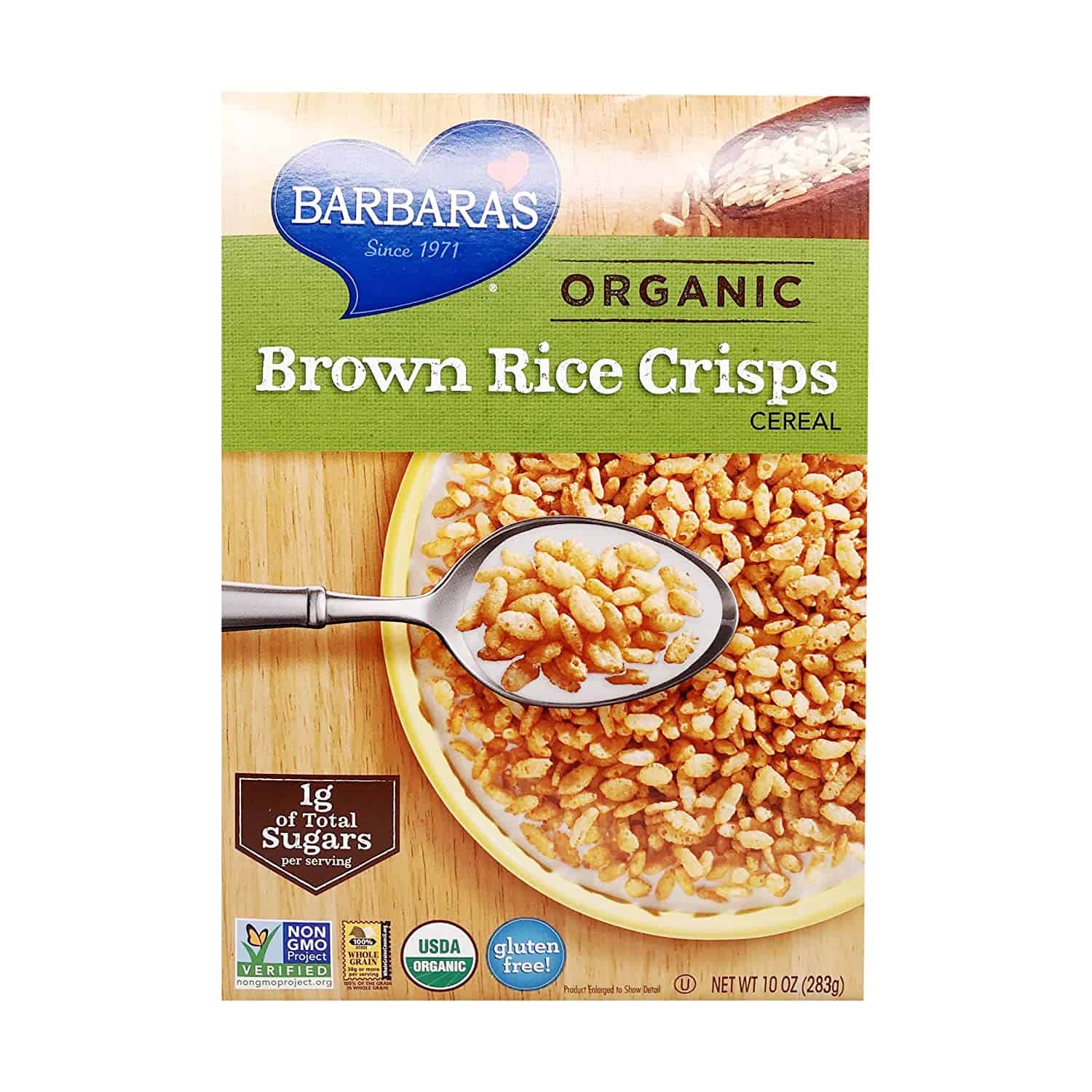 Oasis Fresh Barbara's Bakery Organic Brown Rice Crisps Cereal 10 oz