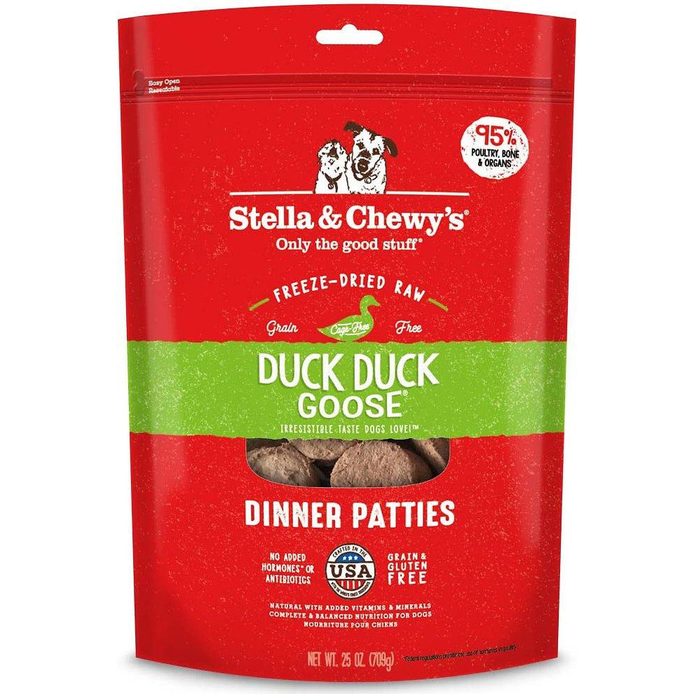 Stella & Chewy's Duck Duck Goose Dried Raw Dog Food 25oz