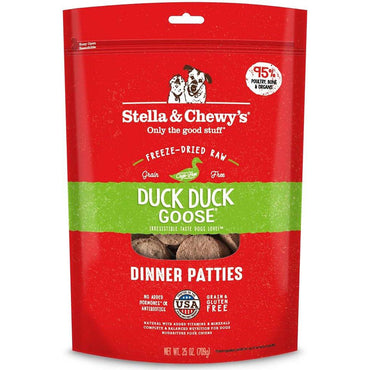 Stella & Chewy's Duck Duck Goose Dried Raw Dog Food 25oz