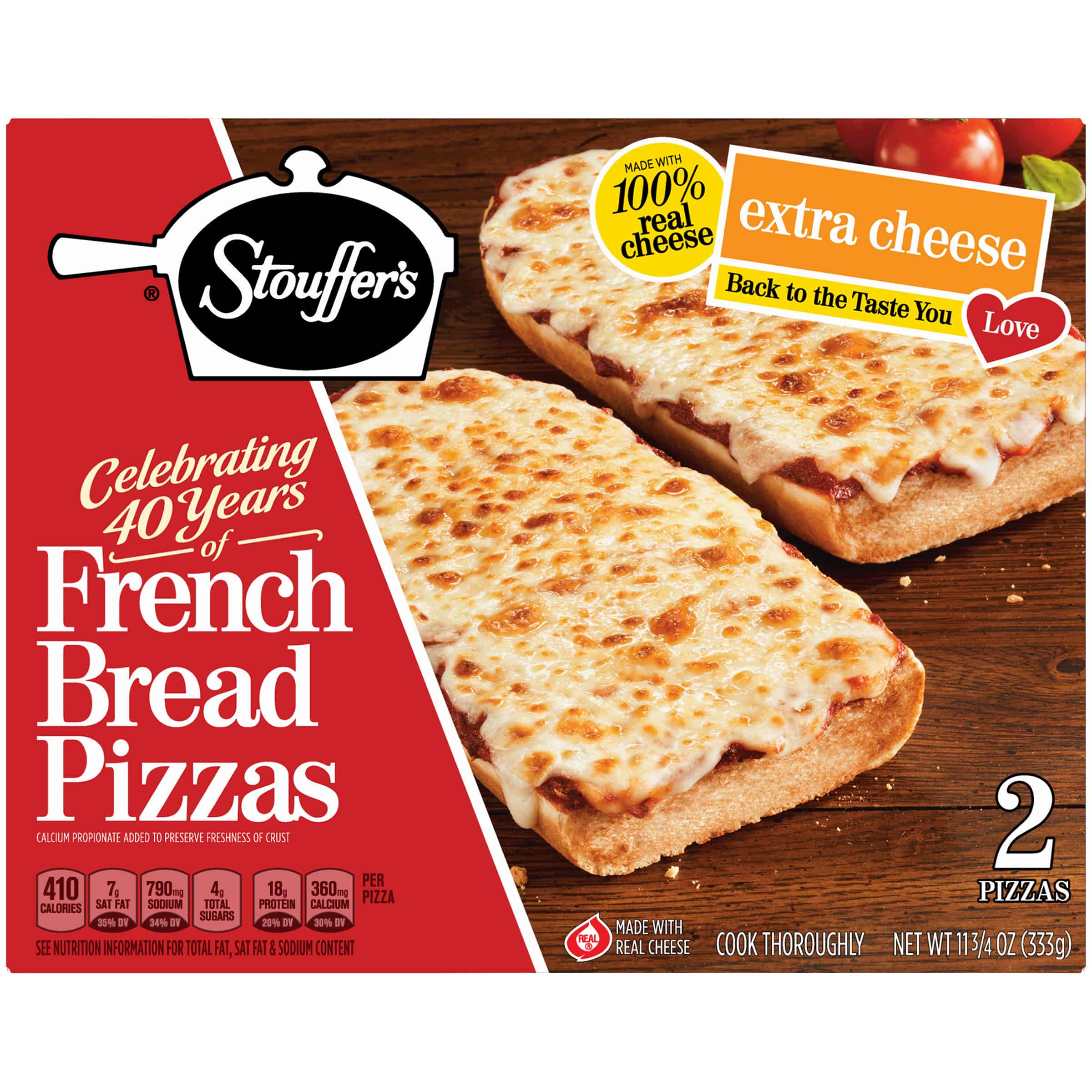 Stouffer's French bread pizzas 2 pizzas