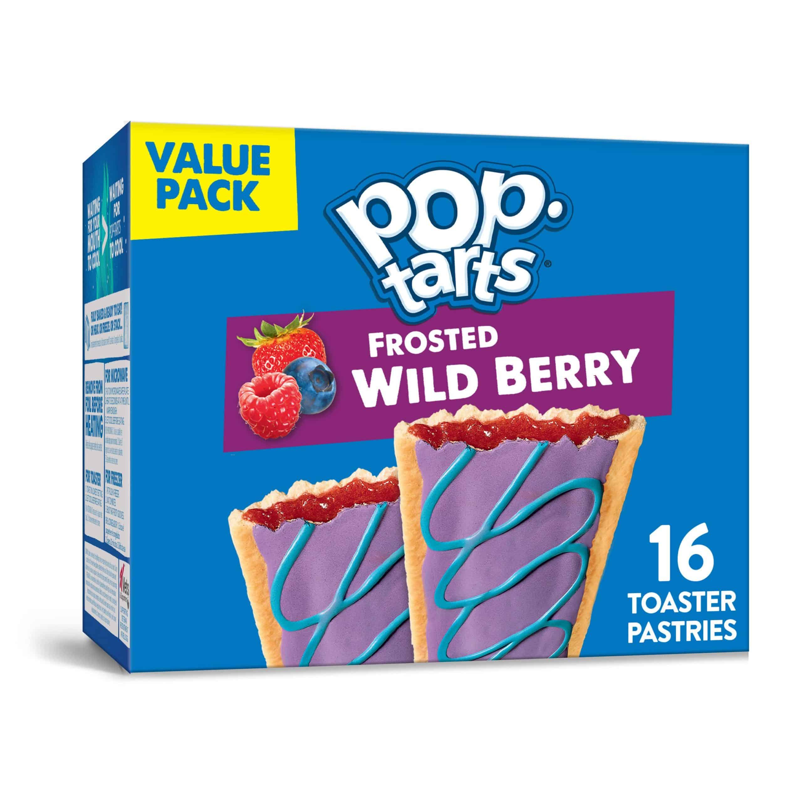 Pop-Tarts, Frosted Wild Berry, Value Pack, 16 Ct, 27 Oz