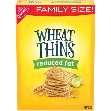 Wheat Thins Reduced Fat Wheat Crackers, Family Size,12.5 oz