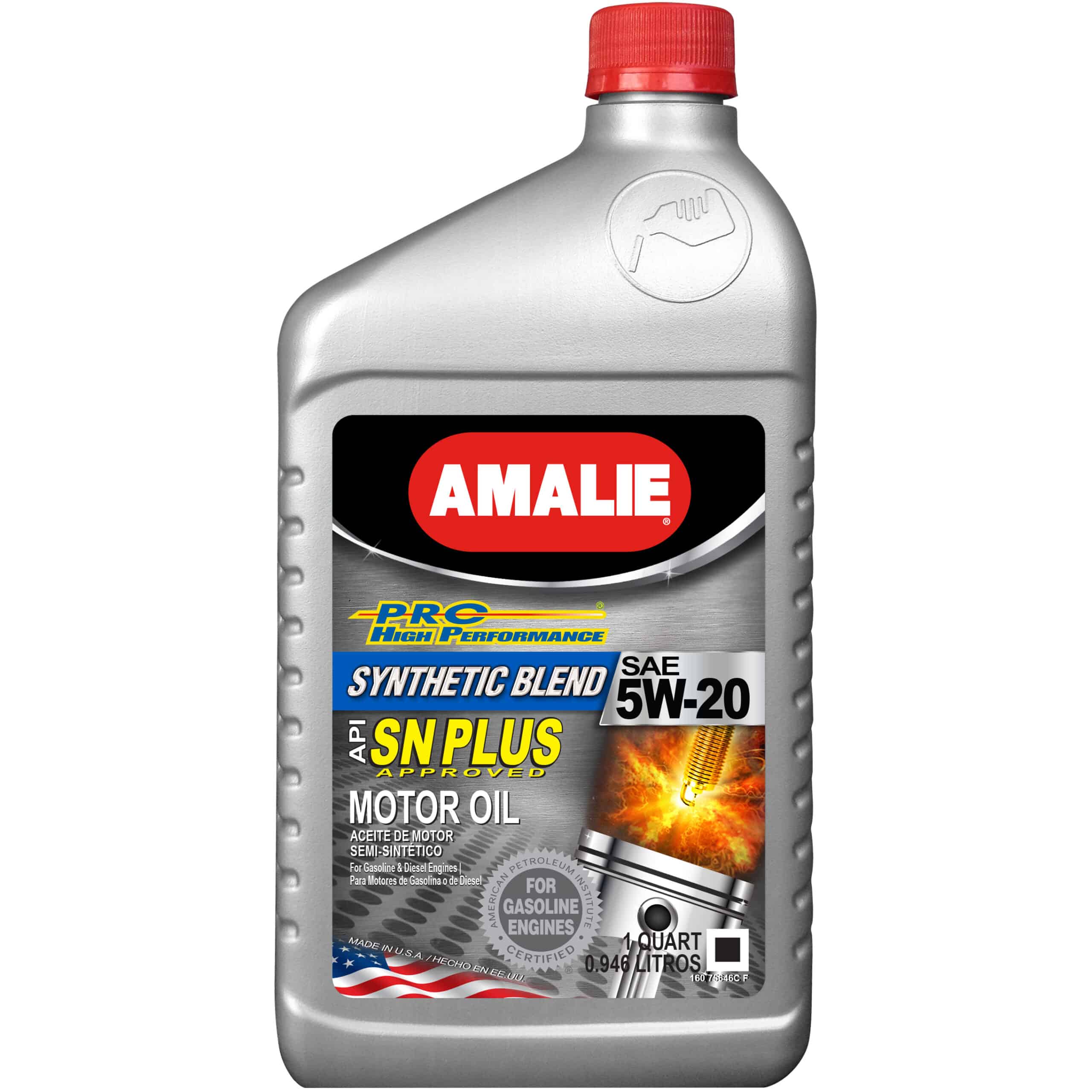 Amalie Oil Pro High Performance Synthetic Blend 5W-20 Case