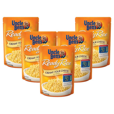 (5 Pack) UNCLE BEN'S Ready Rice: Creamy Four Cheese, 8.5oz