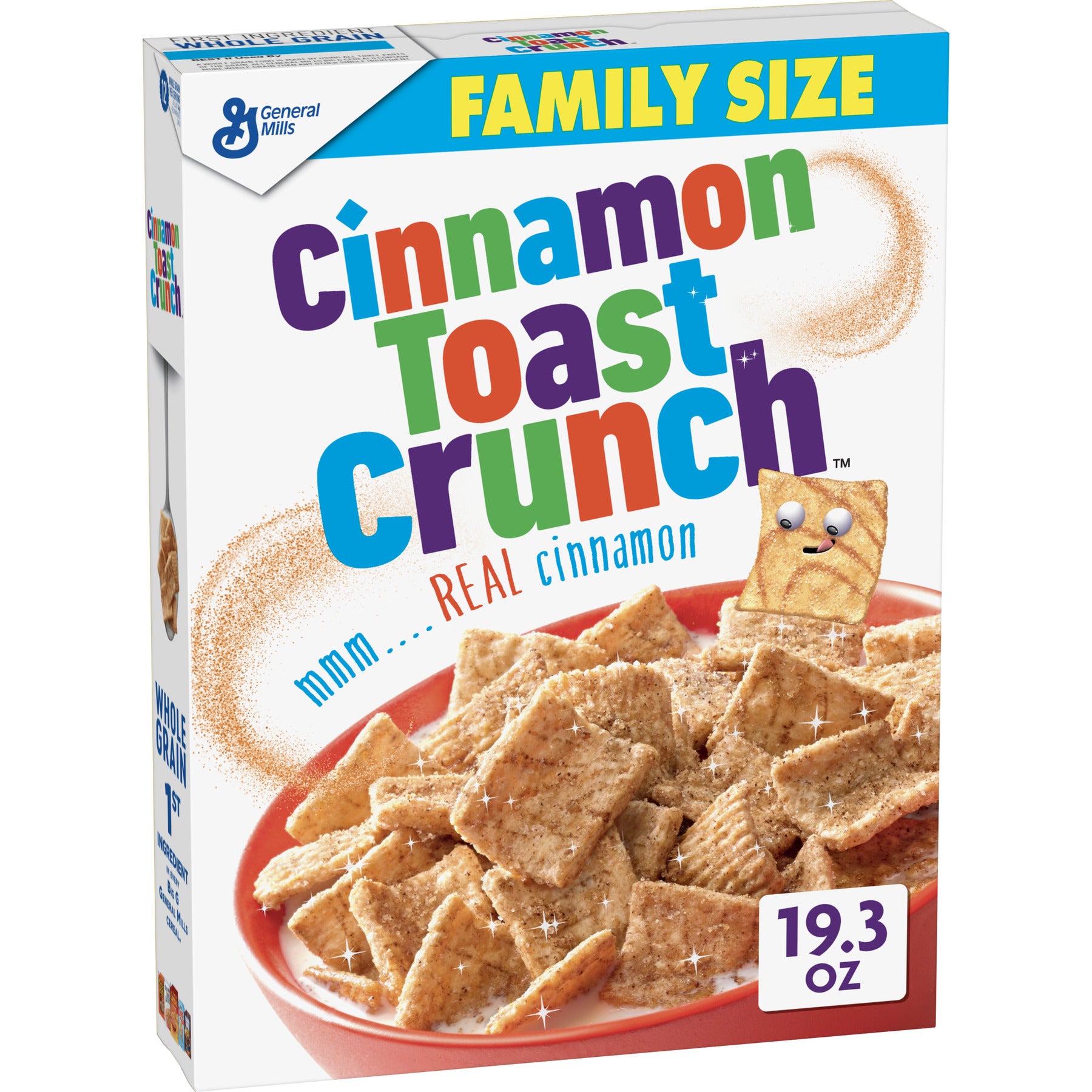 General Mills, Cinnamon Toast Crunch, Family Size, 18.8 oz