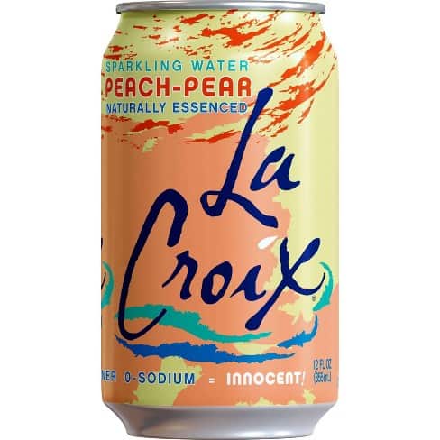Lacroix Sparkling Peach Pear Case