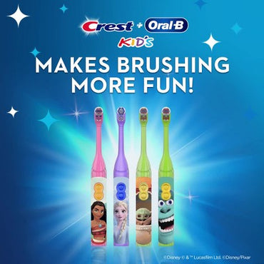 Oral-B Pro-Health Jr. Battery Powered Kids' Toothbrush featuring Disney's Frozen, Soft