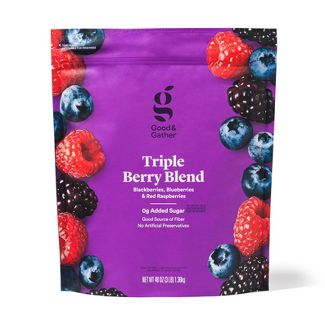 Triple Berry Frozen Fruit Blend - 48oz - Good & Gather™