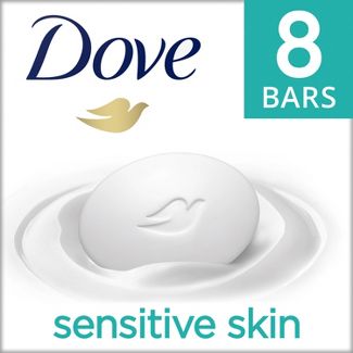 Dove Moisturizing Beauty Bar Sensitive Skin 3.75 oz 8Bars