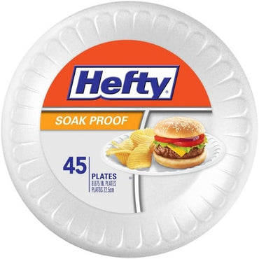 Hefty Everyday Soak Proof Disposable Plates - 45ct