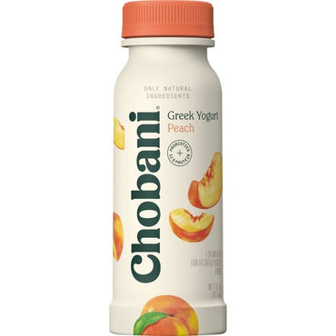 Chobani Peach Flavored Greek Yogurt Drink - 7 fl oz