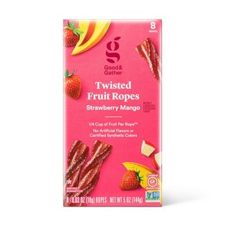 Strawberry Mango Fruit Twists - 5oz/8ct - Good & Gather