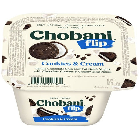 Chobani Flip Cookies & Cream Greek Yogurt - 5.3oz