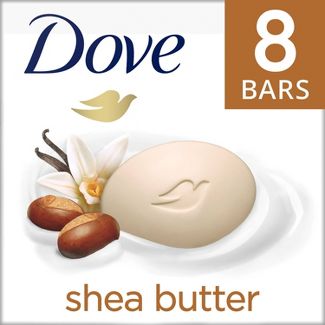 Dove Purely Pampering Beauty Bar Shea Butter 3.75 oz 8 Bars