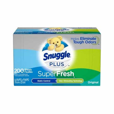 Snuggle Plus SuperFresh Original Dryer Sheets  200ct