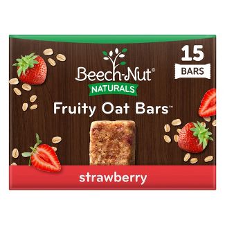 Beech-Nut Toddler Snack Strawberry Fruity Oat Bars - 11.64oz