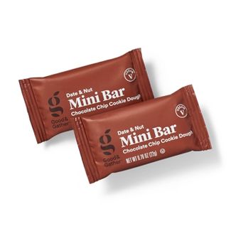 Date and nut Bars Mini Chocolate Chip Cookie Dough - 7.8oz/10ct - Good & Gather