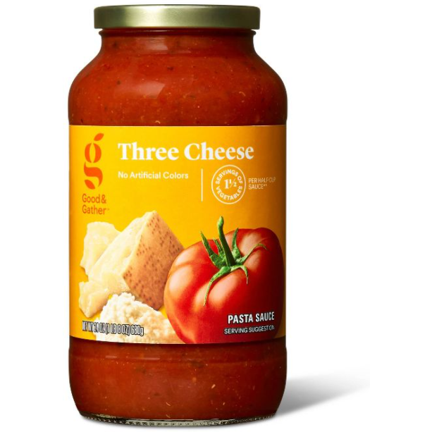 Three Cheese Pasta Sauce - 24oz - Good & Gather