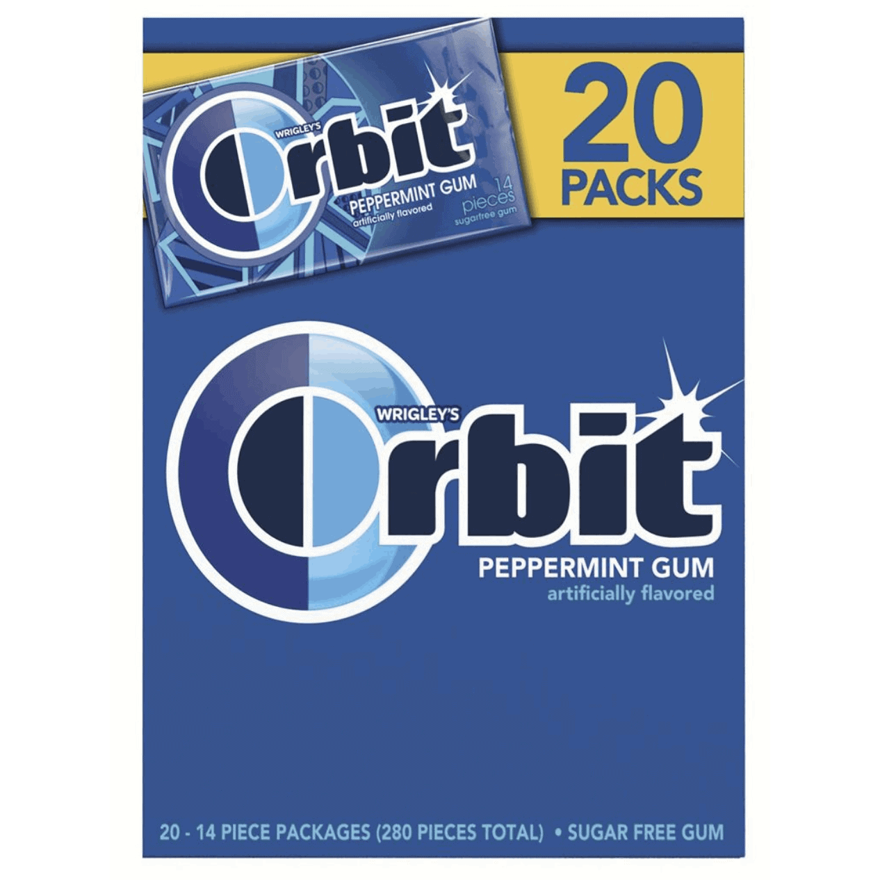 Orbit Peppermint Gum, 20 pk./14 ct.
