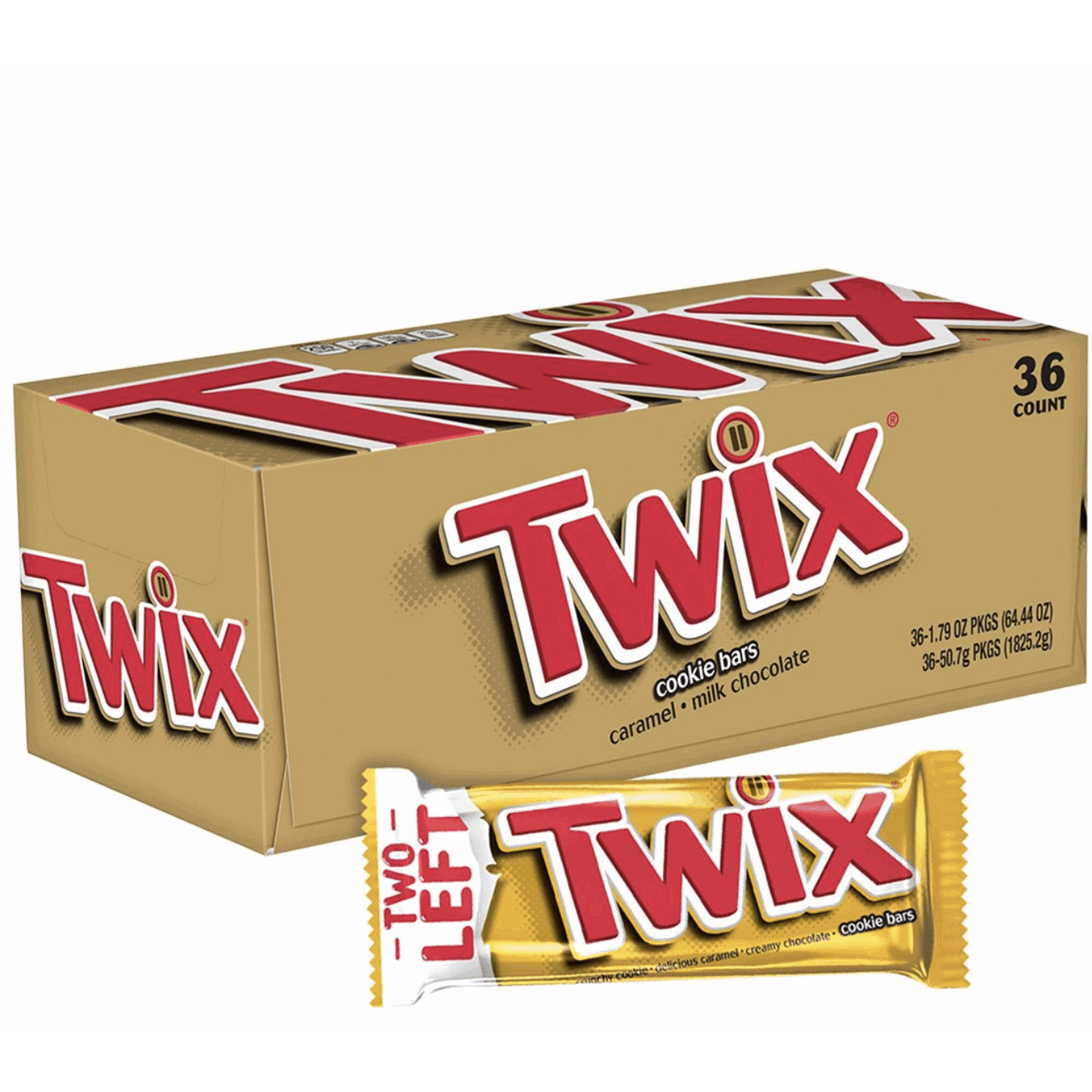 Twix Single Cookie Bars, 36 ct.