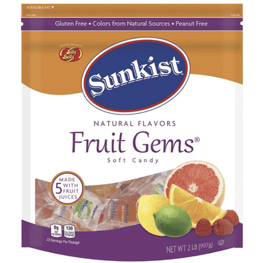 Sunkist Fruit Gems Assorted Soft Candy, 2 lbs.