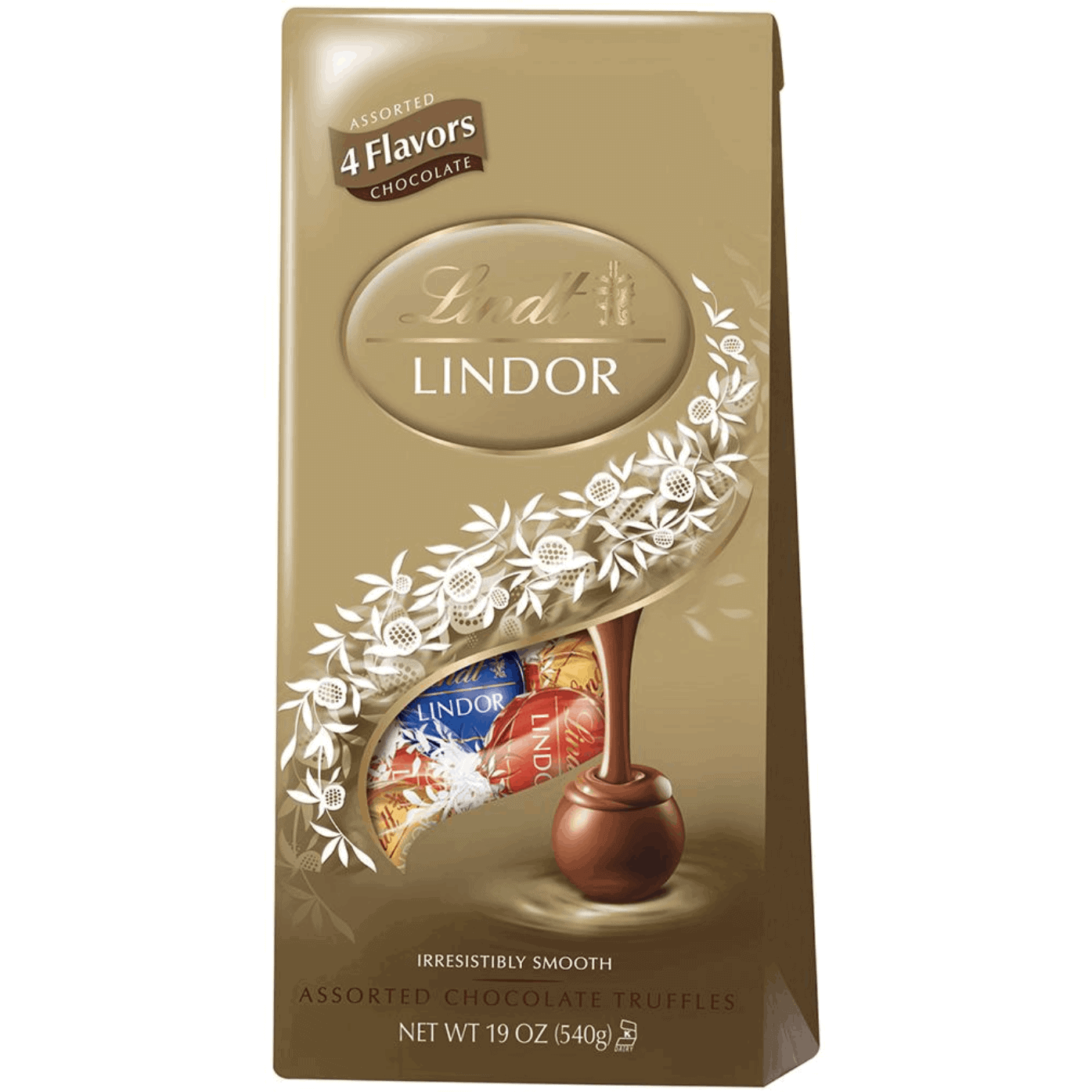 Lindt Lindor Milk Chocolate Assorted Truffles, 19 oz.