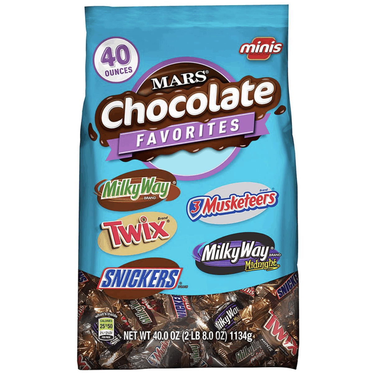 Mars Chocolate Mini Favorites, 2 pk./40 oz.