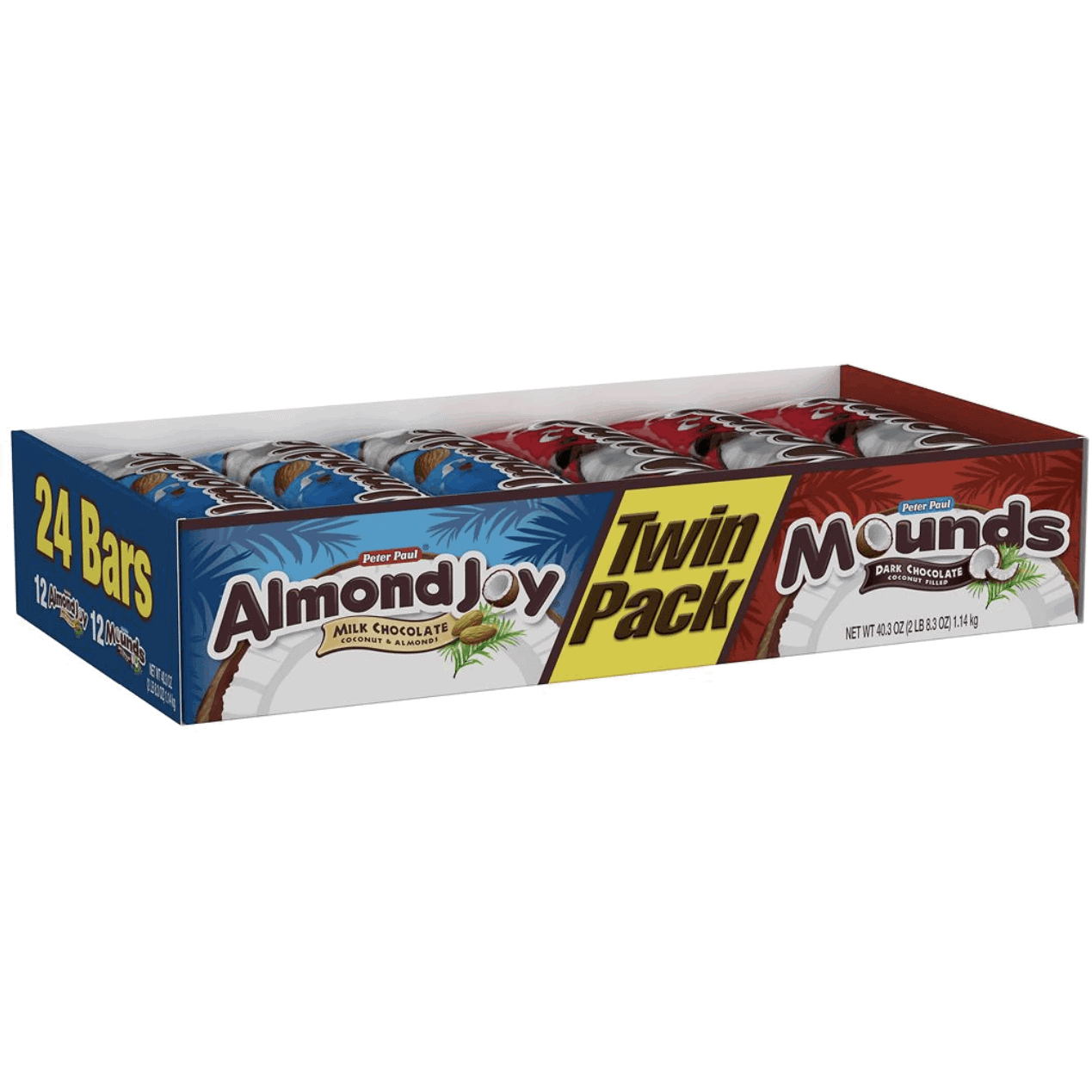 Hershey's Mounds and Almond Joy Bars, 24 ct.