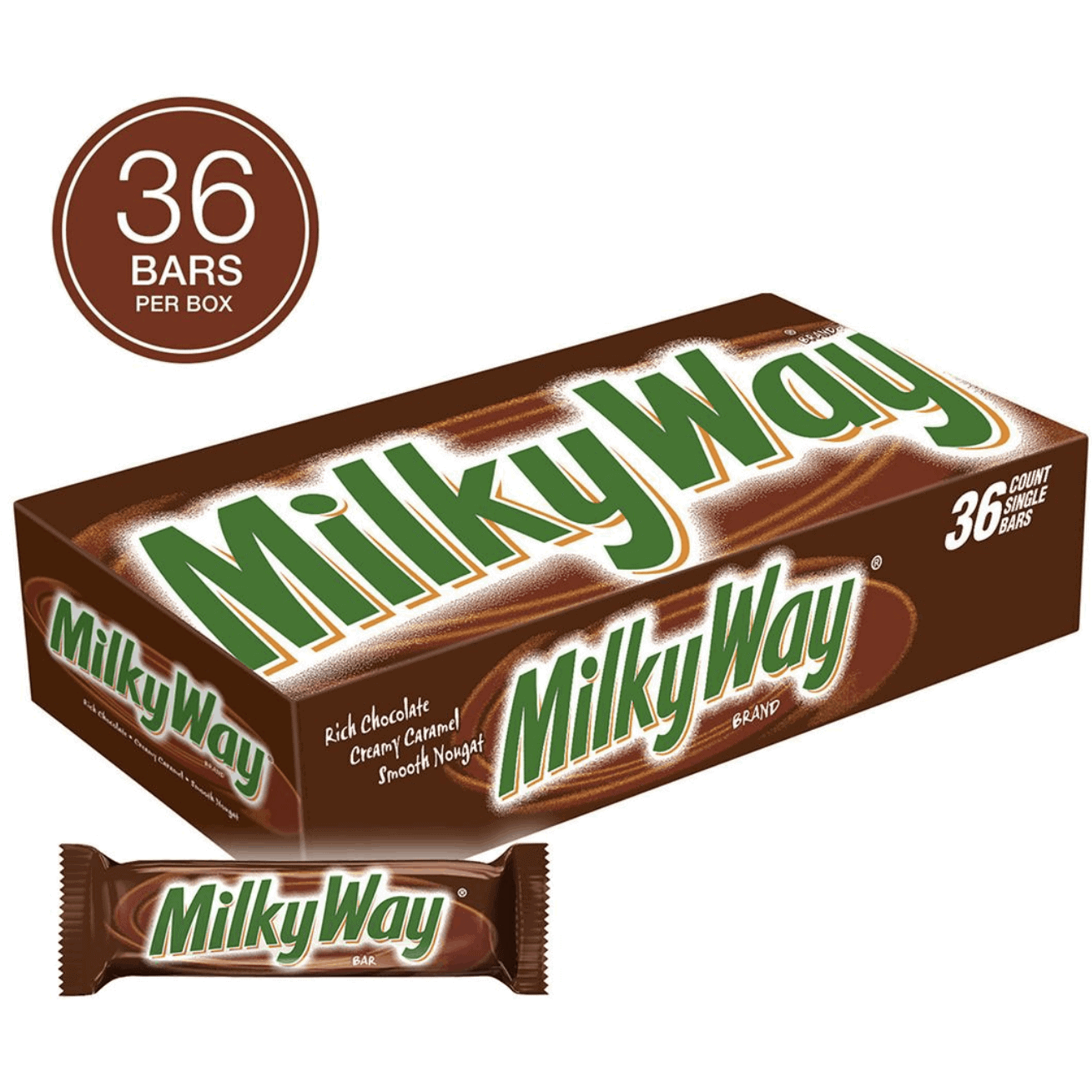 Milky Way Bars, 36 ct.