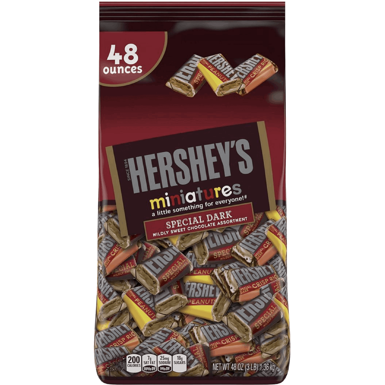 Hershey's Special Dark Chocolate Miniatures, 48 oz.