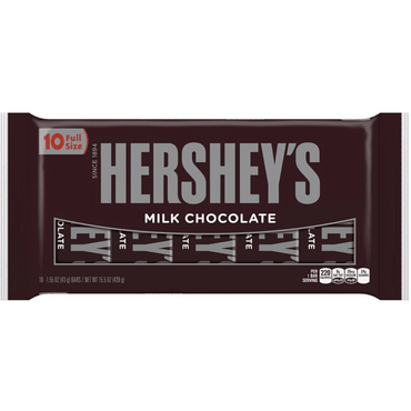 Hershey's Milk Chocolate Bars, 10 ct.