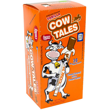 Goetze's Vanilla Cow Tales Box, 36 pk./1 oz.