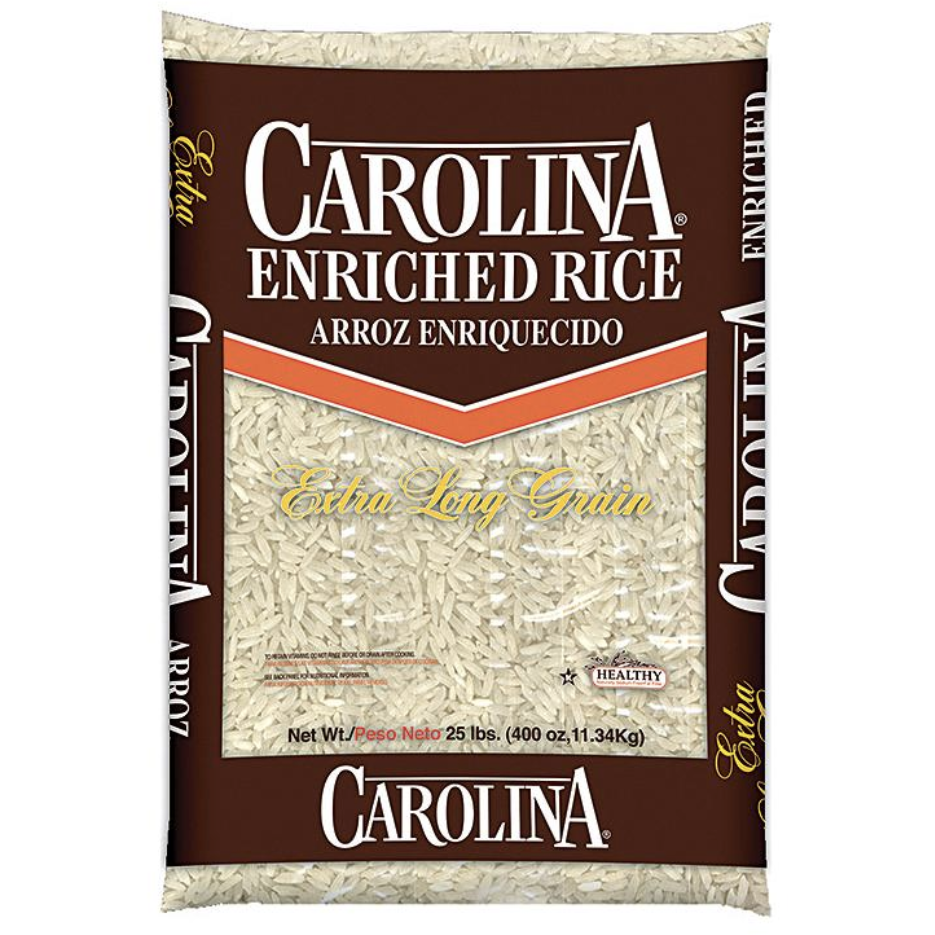 Carolina Long Grain Rice, 25 lbs.
