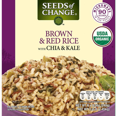 Seeds of Change Brown & Red Rice With Chia & Kale, 6 pk./8.5 oz.