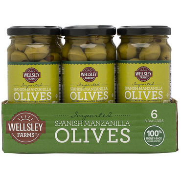 Wellsley Farms Spanish Stuffed Manzanilla Olives, 8.3 oz.