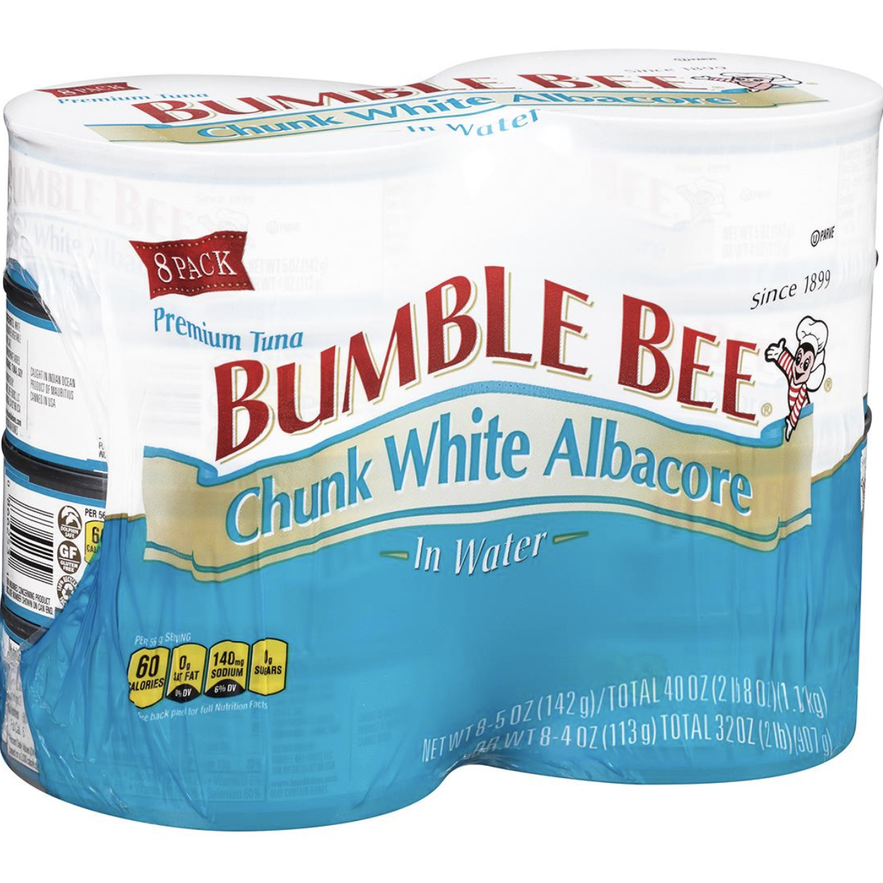 Bumble Bee Chunk White Albacore Tuna in Water, 8 pk./5 oz.