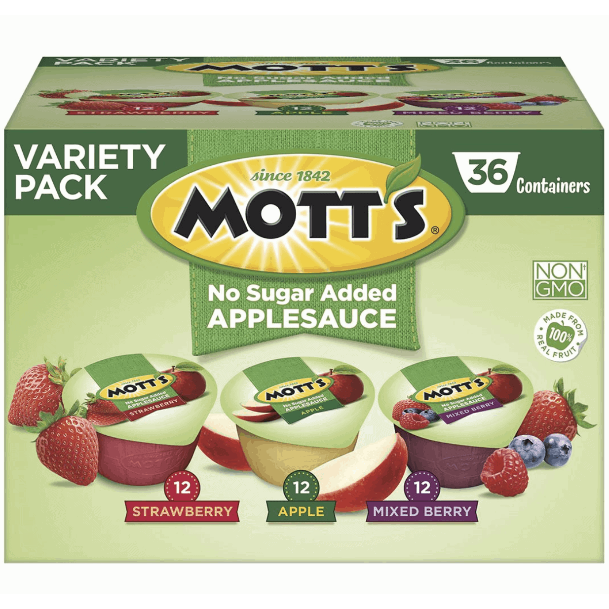 Mott's Applesauce Variety Pack, 36 ct.