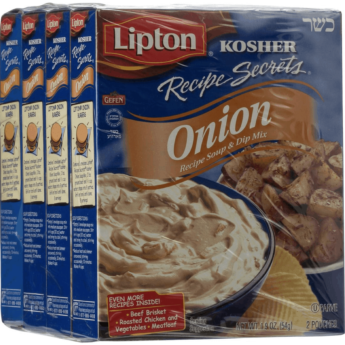 Lipton Kosher Onion Soup & Dip Mix, 4 pk./7.6 oz.