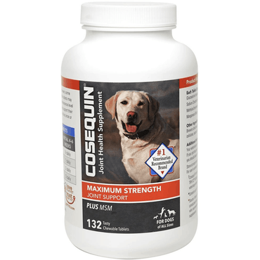 Cosequin DS Plus MSM Joint Health Supplement for Dogs, 132 ct.