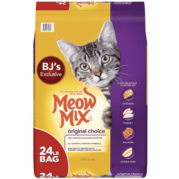 Meow Mix Original Choice Dry Cat Food, 24 lbs.