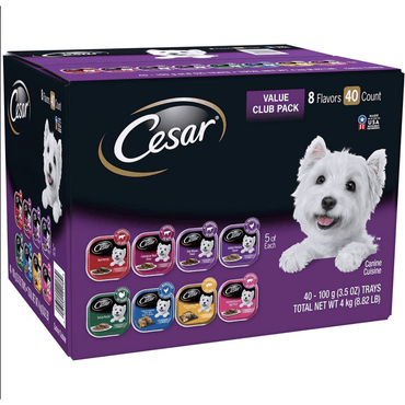 Cesar Classics Variety Dog Food Trays, 40 ct./3.5 oz.
