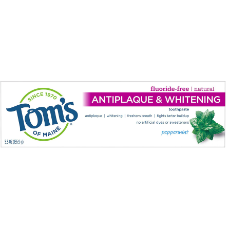 Tom's of Maine Antiplaque & Whitening Toothpaste Peppermint - 5.5oz