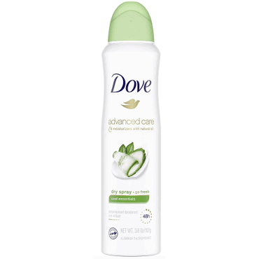 Dove Dry Spray Antiperspirant Deodorant Cool Essentials - 3.8oz