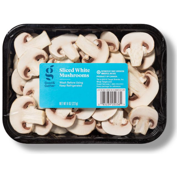 Sliced White Mushrooms - 8oz - Good & Gather™