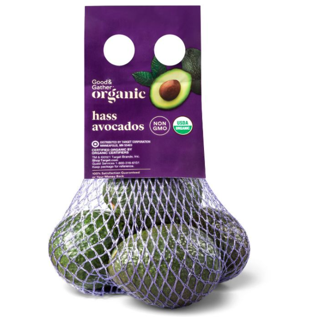 Organic Hass Avocados - 4ct/24oz Bag - Good & Gather™