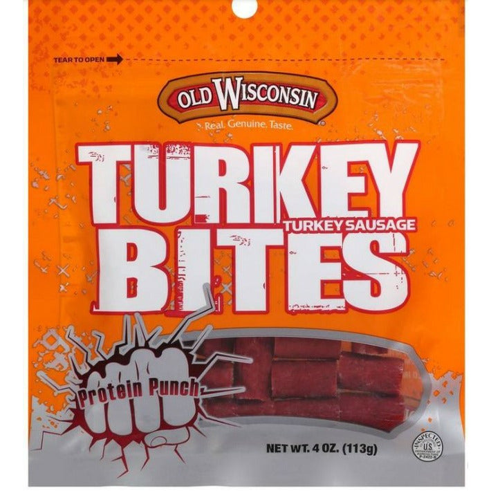 Old Wisconsin Turkey Bites Sausage - 4oz
